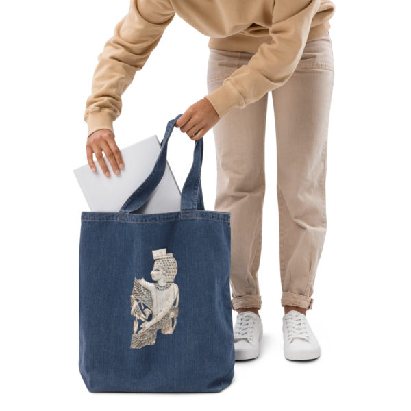 Organic denim tote bag "Nimrud"