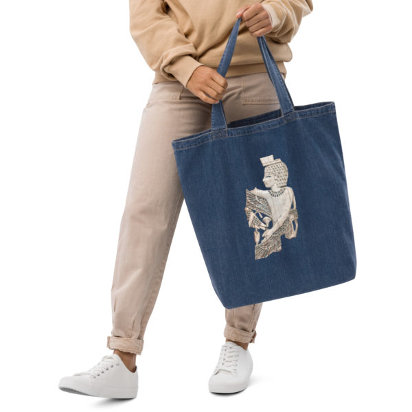 Organic denim tote bag "Nimrud" - Image 6