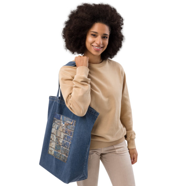 Organic denim tote bag "Ishtar" - Image 5