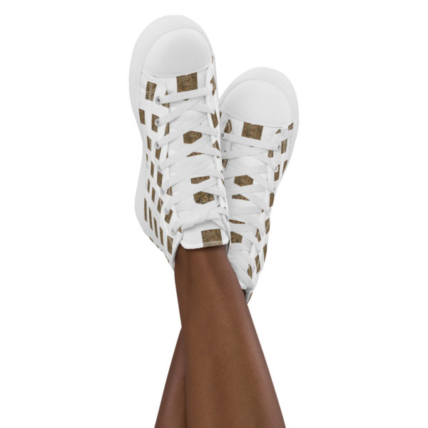 Women’s high top canvas shoes "Celtic" - Image 12