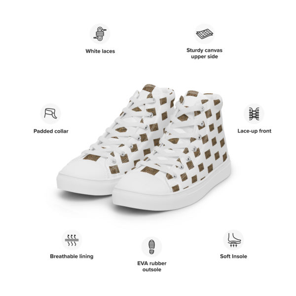 Women’s high top canvas shoes "Celtic" - Image 10