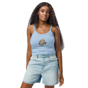 Women’s micro-rib tank top "Teotihuacan"