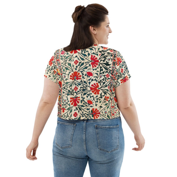Crop Tee “Suzani" - Image 3