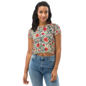 Crop Tee “Suzani"