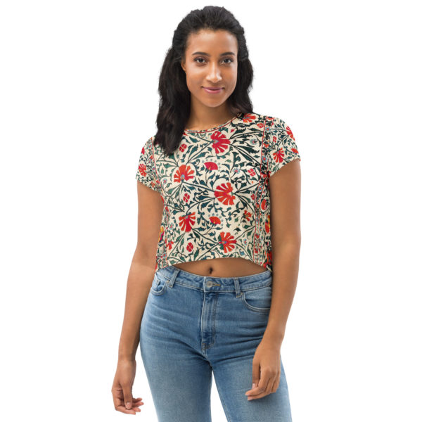 Crop Tee “Suzani"