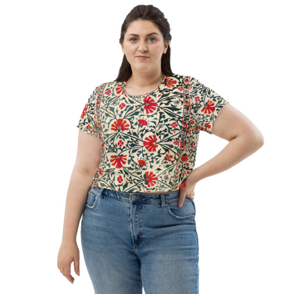 Crop Tee “Suzani" - Image 2