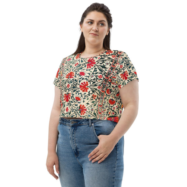 Crop Tee “Suzani" - Image 5