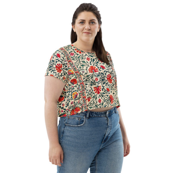 Crop Tee “Suzani" - Image 4