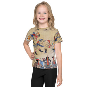 Kids crew neck t-shirt "Mongolia"