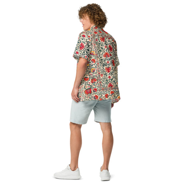 Unisex button shirt “Suzani" - Image 5