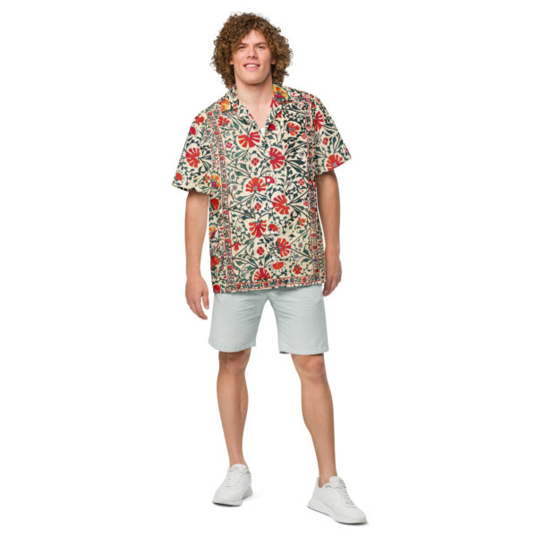 Unisex button shirt “Suzani"