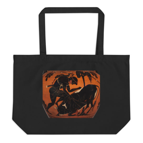 Large organic tote bag " European Mythology"