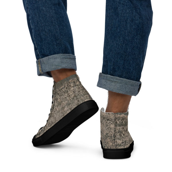 Men’s high top canvas shoes "Indian Mythology" - Image 9