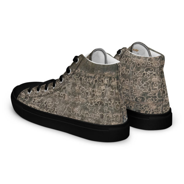 Men’s high top canvas shoes "Indian Mythology" - Image 15