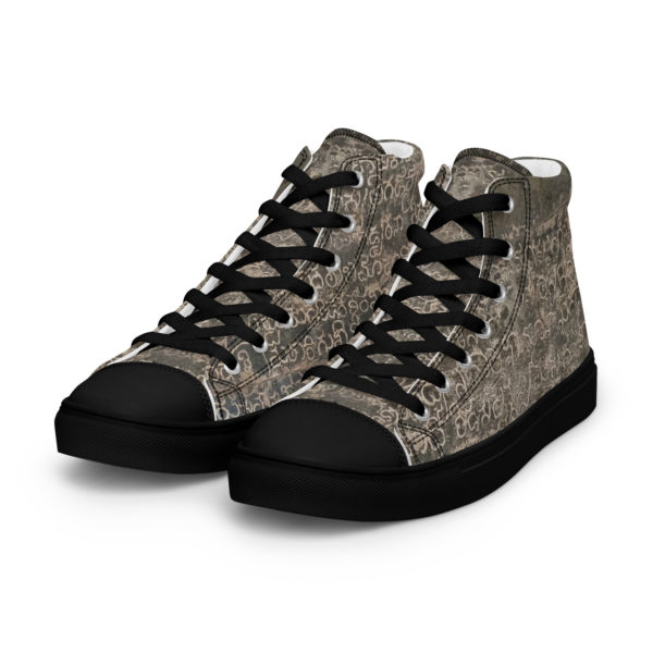 Men’s high top canvas shoes "Indian Mythology" - Image 16