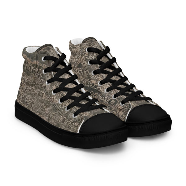 Men’s high top canvas shoes "Indian Mythology" - Image 21