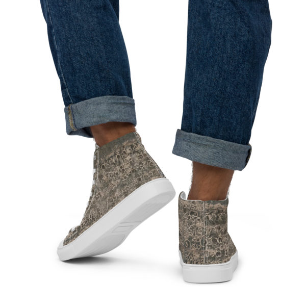 Men’s high top canvas shoes "Indian Mythology" - Image 6