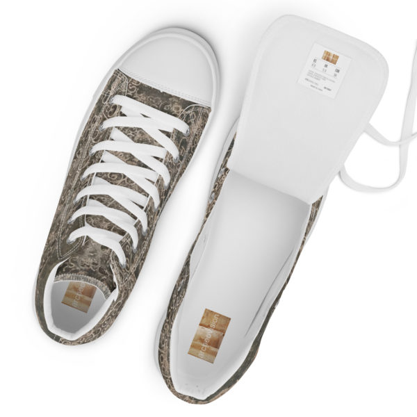 Men’s high top canvas shoes "Indian Mythology" - Image 4