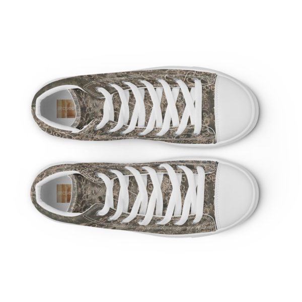 Men’s high top canvas shoes "Indian Mythology" - Image 27