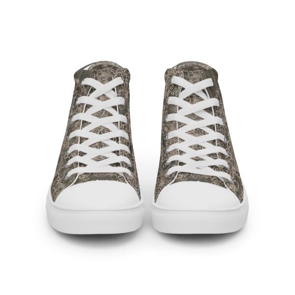 Men’s high top canvas shoes "Indian Mythology" - Image 26