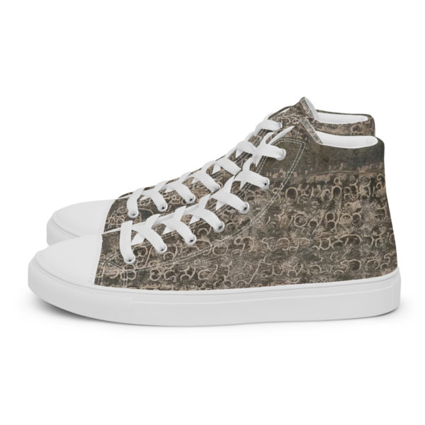 Men’s high top canvas shoes "Indian Mythology" - Image 22