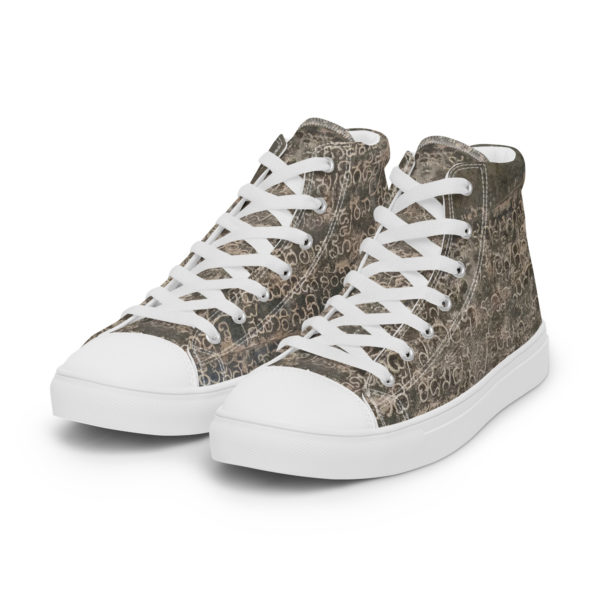Men’s high top canvas shoes "Indian Mythology" - Image 25