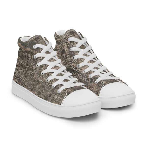 Men’s high top canvas shoes "Indian Mythology" - Image 30