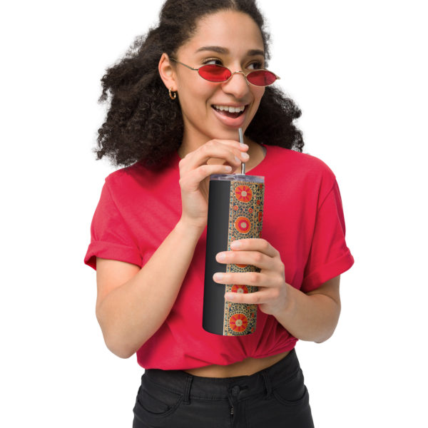 Stainless steel tumbler “Suzani" - Image 2