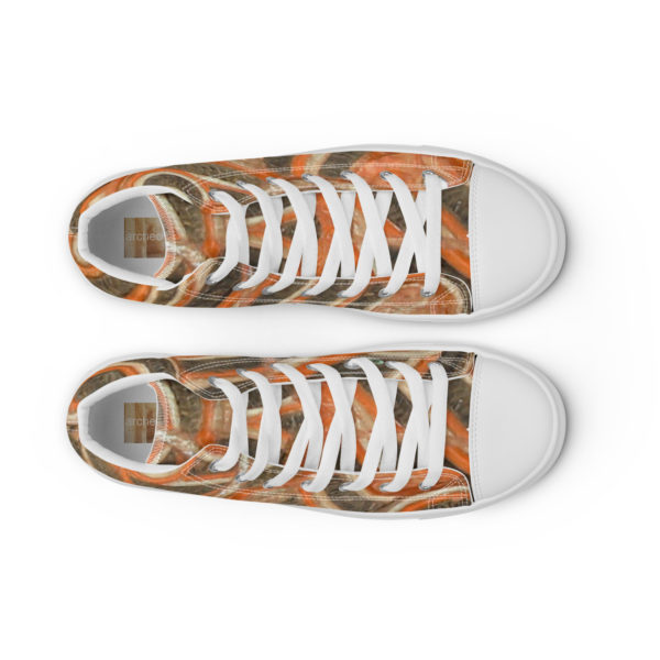 Women’s high top canvas shoes "Mythology of Oceania" - Image 6