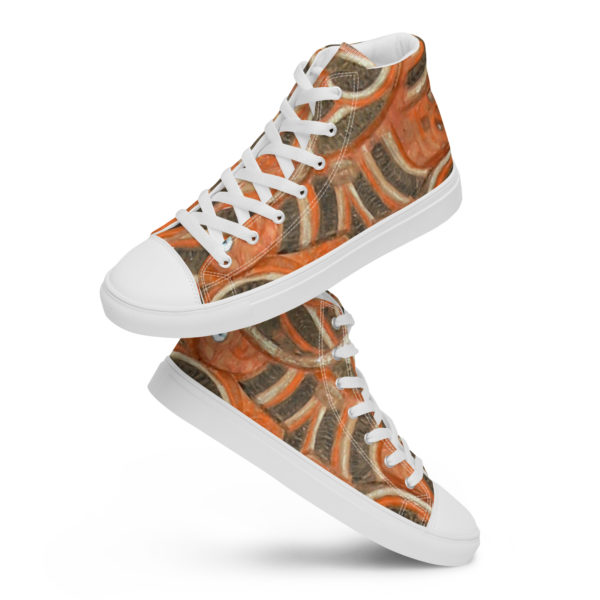 Women’s high top canvas shoes "Mythology of Oceania" - Image 8