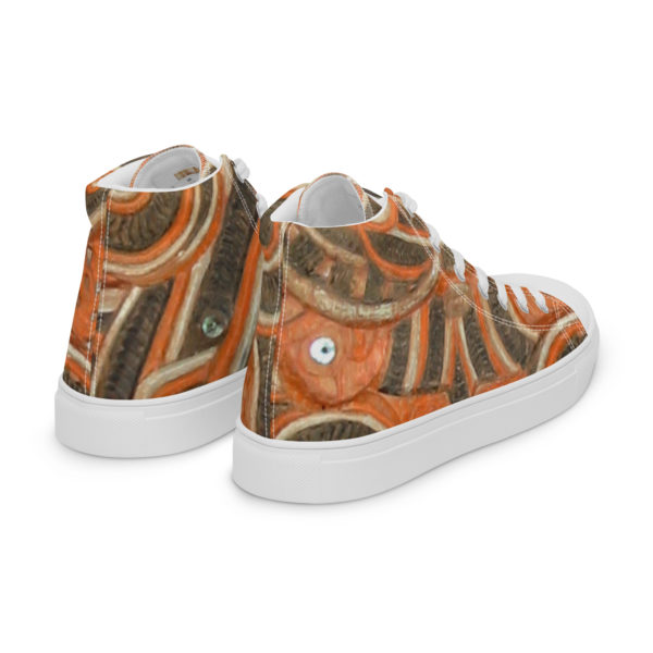 Women’s high top canvas shoes "Mythology of Oceania" - Image 10