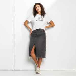 Women’s organic ribbed neck t-shirt "European Mythology"