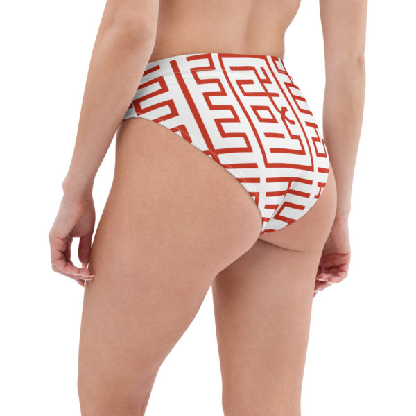 Recycled high-waisted bikini bottom "Seals" - Image 7