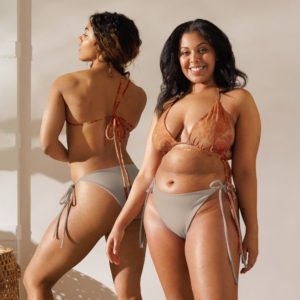 Recycled string bikini top "Arboriginal"