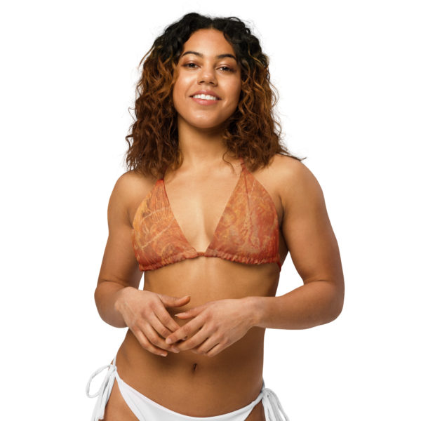 Recycled string bikini top "Arboriginal" - Image 2