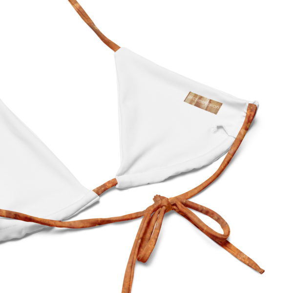 Recycled string bikini top "Arboriginal" - Image 6