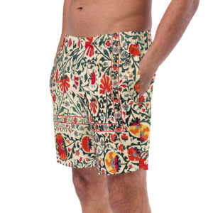 Recycled Swim Trunks "Suzani"