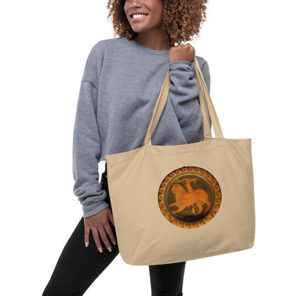 Large organic tote bag "Chimera" - Image 2