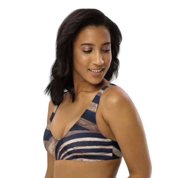 Recycled padded bikini top "Ptolemaic" - Image 3