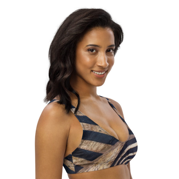 Recycled padded bikini top "Ptolemaic" - Image 2