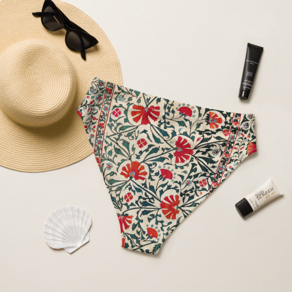 Recycled high-waisted bikini bottom "Suzani" - Image 5
