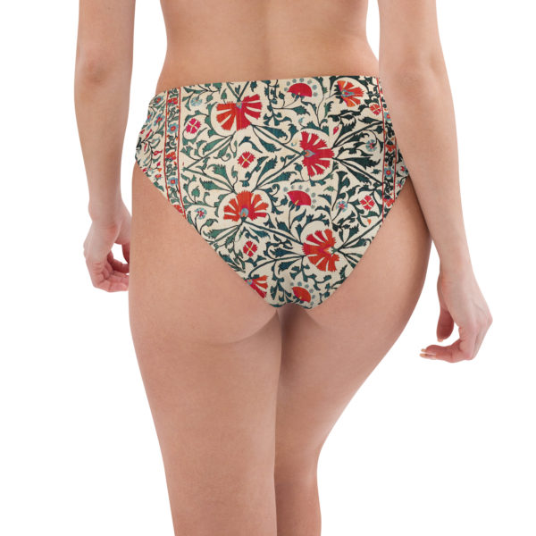 Recycled high-waisted bikini bottom "Suzani" - Image 9