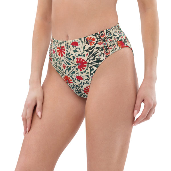 Recycled high-waisted bikini bottom "Suzani" - Image 8