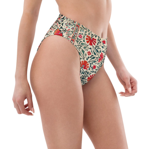 Recycled high-waisted bikini bottom "Suzani" - Image 7