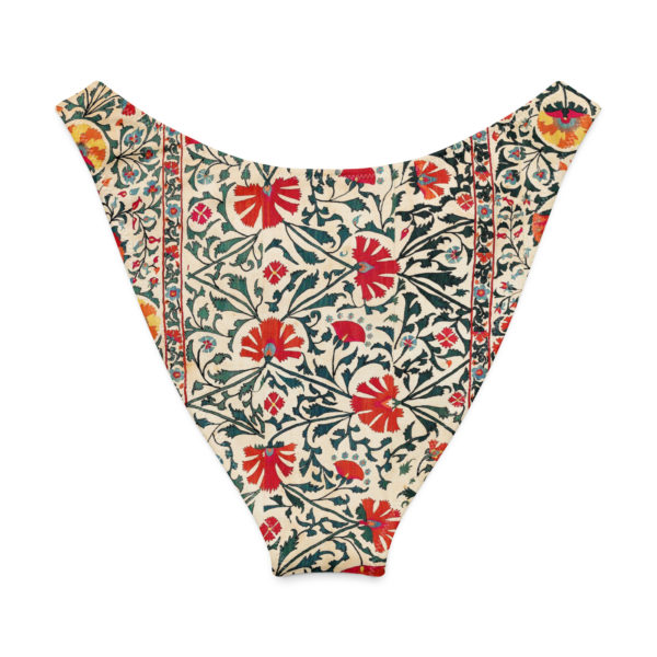 Recycled V-cut bikini bottom "Suzani" - Image 4