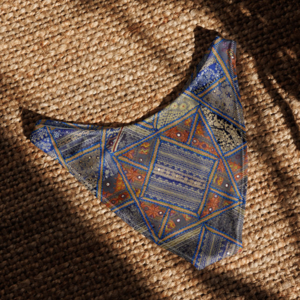 Recycled V-cut bikini bottom "Udaipur" - Image 3