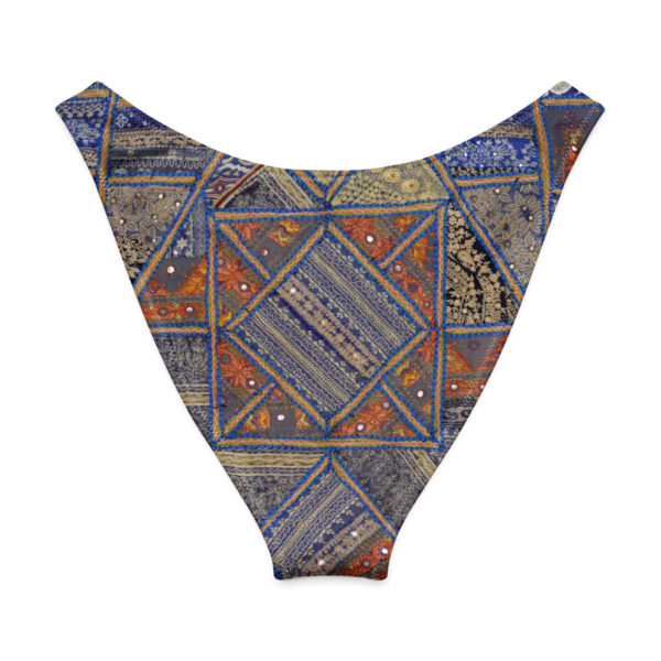 Recycled V-cut bikini bottom "Udaipur" - Image 6