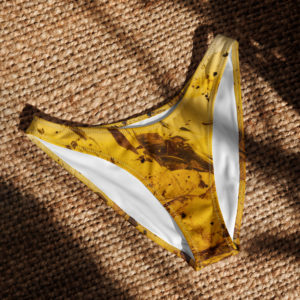Recycled V-cut bikini bottom "Paleo"