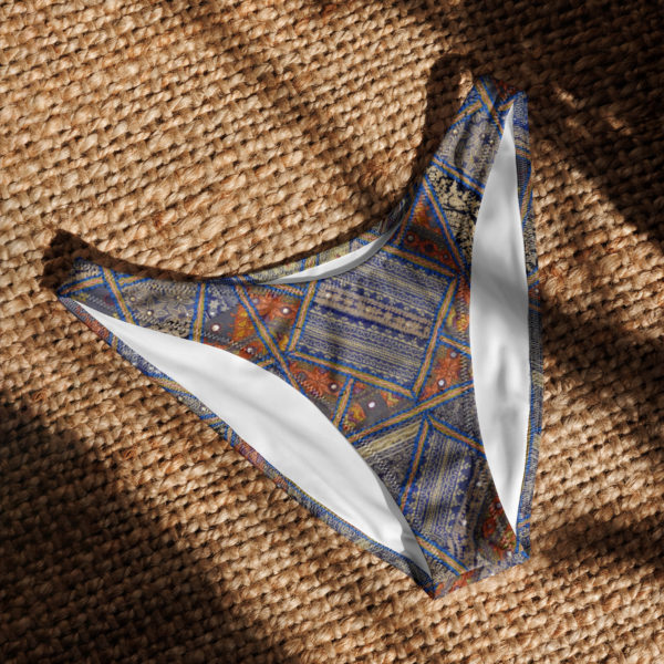 Recycled V-cut bikini bottom "Udaipur" - Image 2