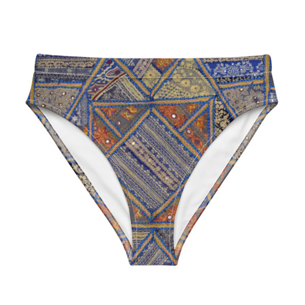 Recycled high-waisted bikini bottom "Udaipur" - Image 2